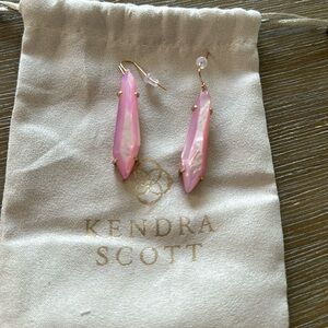 Kendra Scott Rose Gold drop earring
